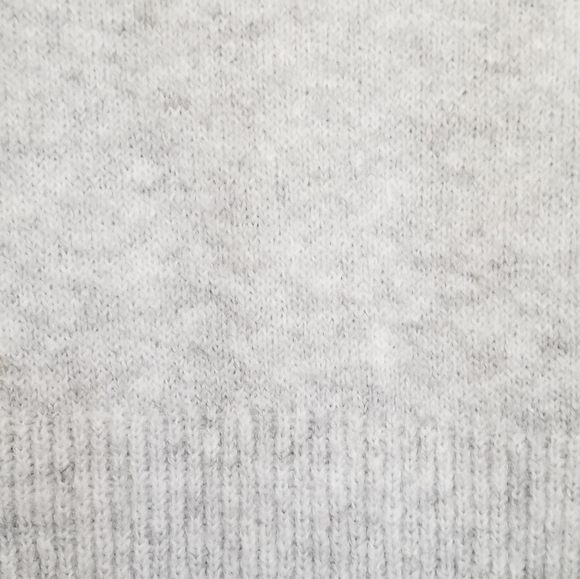 NWT Isabel Maternity Gray Faux Wrap Sweater Dress Size Large - Picture 4 of 9